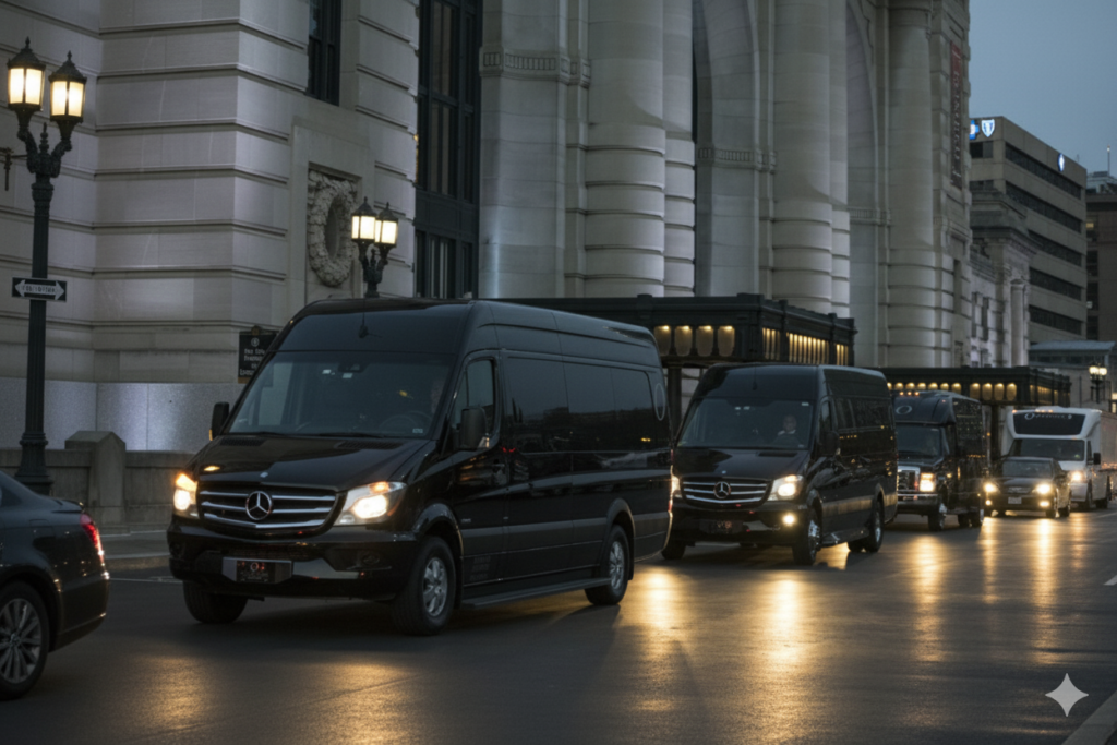 Group Nights, Zero Stress: Sprinters & SUVs for iHeartRadio Weekend 53 iheartRadio music festival group transportation