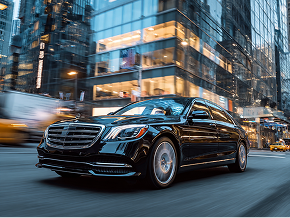 Executive transportation service with professional chauffeur for reliable business travel
